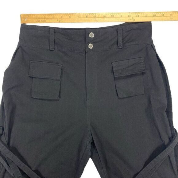 Maniere De Voir Black Straight Leg Pants - Picture 8 of 16